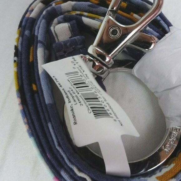 Vera Bradley Lanyard Key Ring ID Holder Charmont Meadow Clip Multi Purpose NEW - Picture 5 of 5